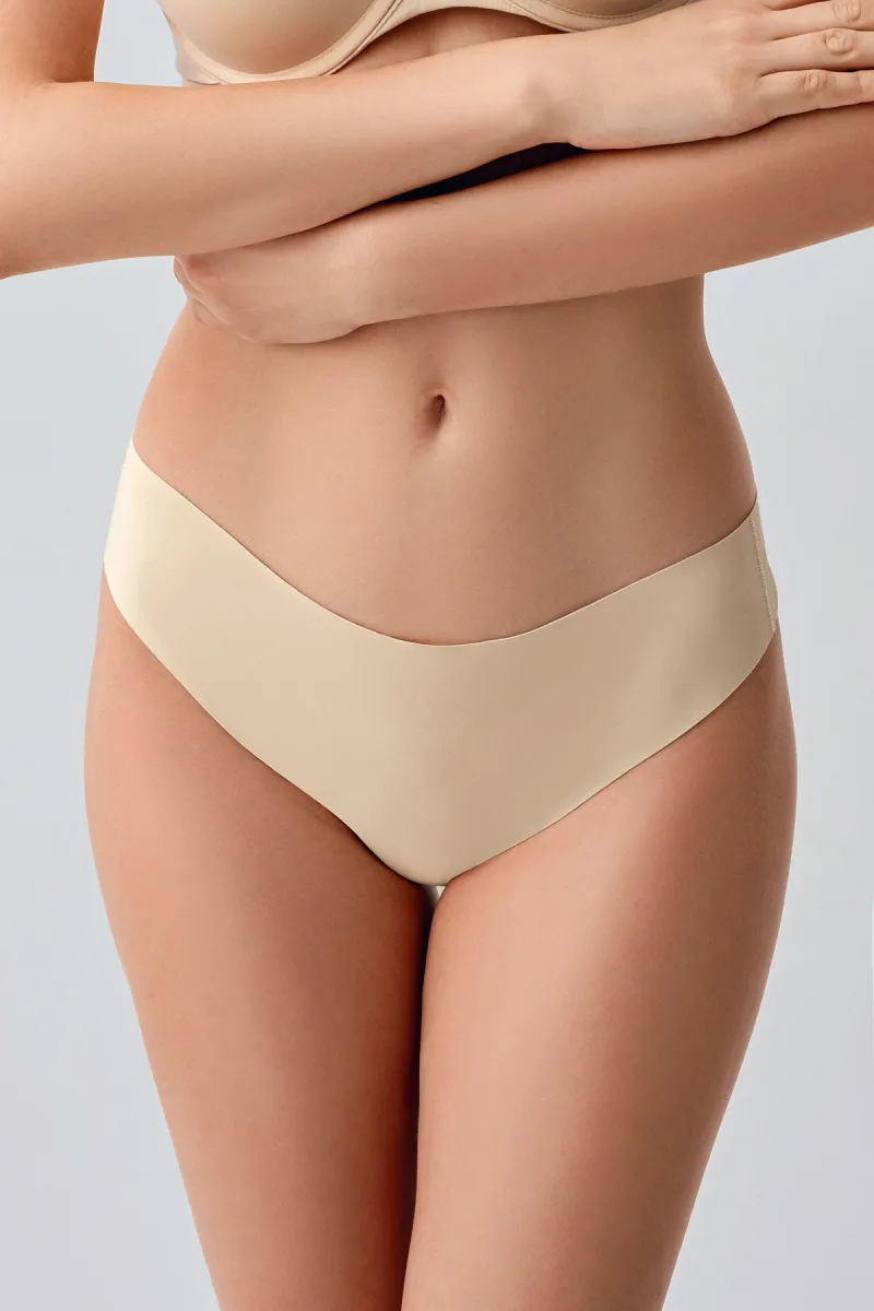 Kadın String Lazer Kesim Slip Külot | Ten 9207